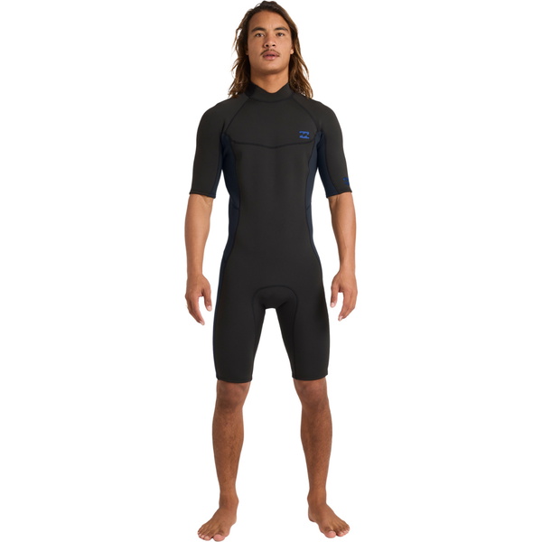 2026 Billabong Mens Absolute 2mm Back Zip Shorty Wetsuit 24AW251601 - Ocean